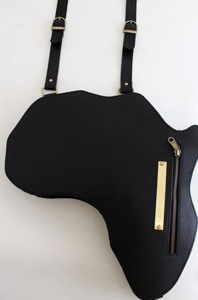 african shaped sling bag